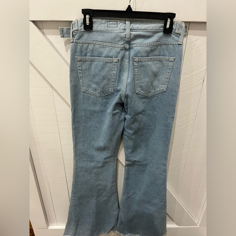 Brand New with Tags! 70’s inspired Panelled Flare Jeans - Picture 4 of 7